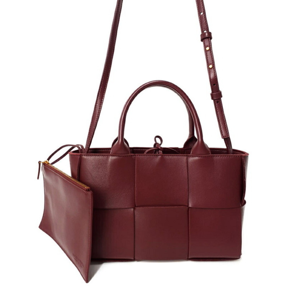 Bottega Veneta Mini Arco Tote Bag Bordeaux